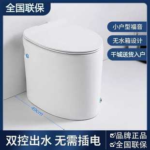 座坐便小号一体水箱 小户型马桶小尺寸卫生间小空间迷你超短款