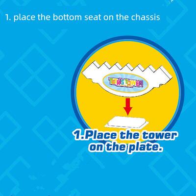 3D Tetra Tower Game Stacking Stack Building Blocks Balance P