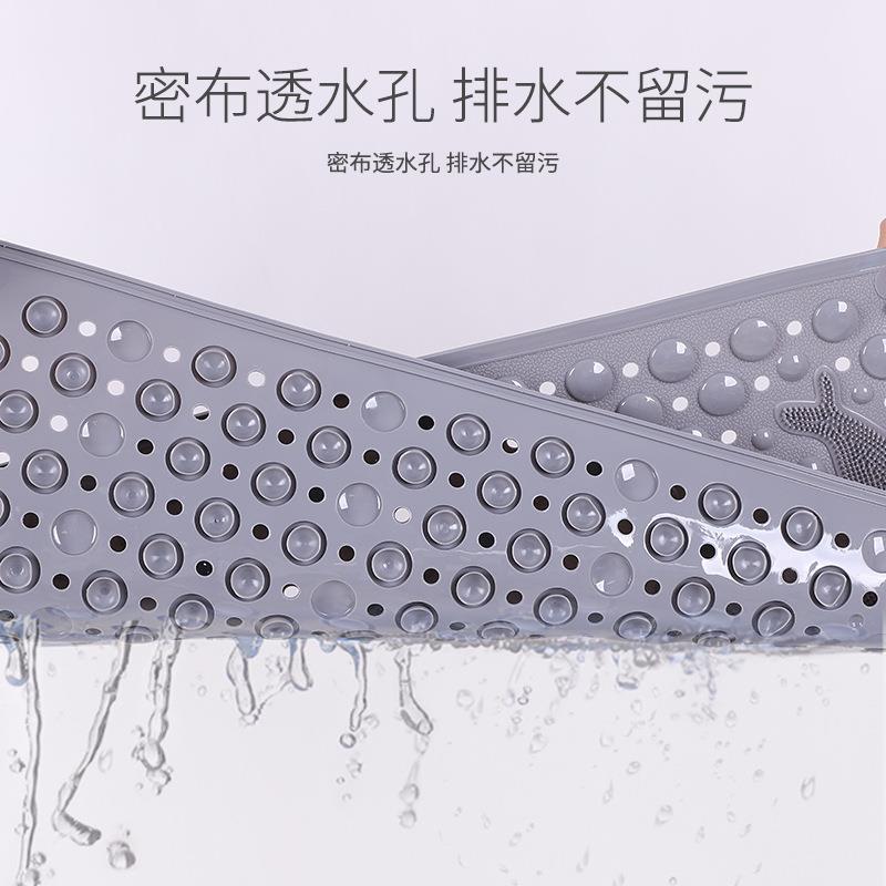 防家用洗澡垫浴室滑垫洗澡生间淋浴垫防摔地防水垫子按卫摩jg1脚
