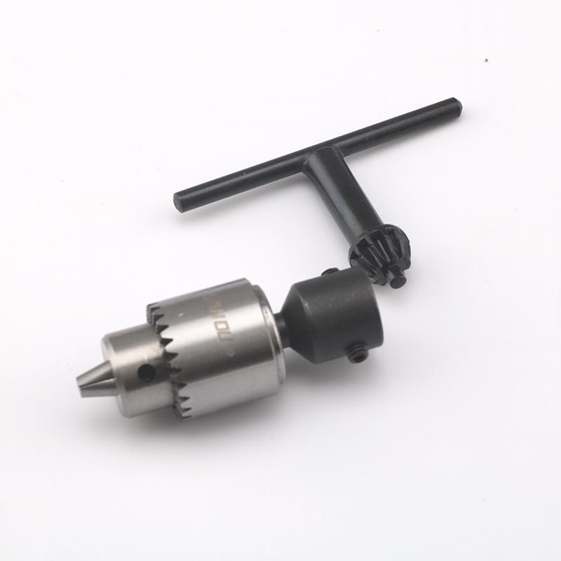 JT0钻夹头jt0微型迷你电磨DIY精磨小电机马达改装电钻三欧0.3-4mm