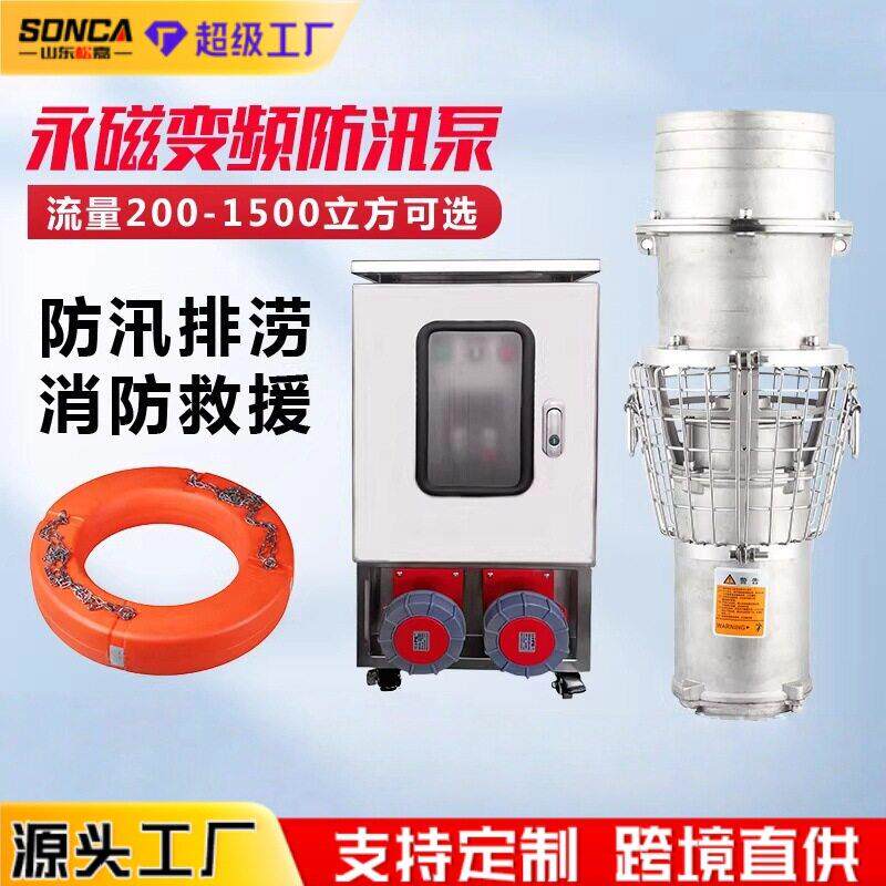 便携式永磁潜水泵大量流应急涝MAGA-102污泵潜扬程防汛泵排不锈钢