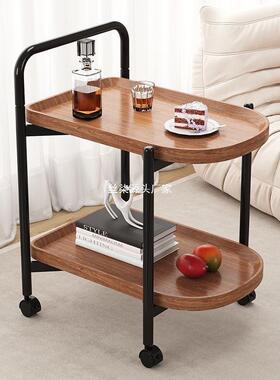 车IXO可移带动小茶客厅沙发边几餐边小推轮茶台边柜几日式茶水置