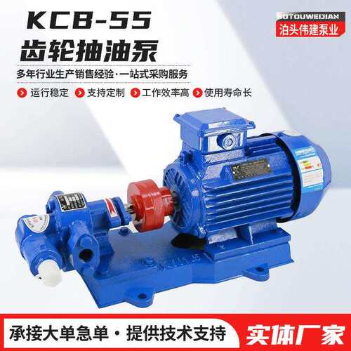 铸铁KCB18.3L/min齿轮抽油泵耐磨电动机油输送泵