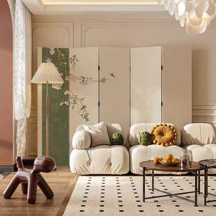 新中式宋代美学屏风隔断客厅屏风入户正对门酒店民宿办公屏风折屏