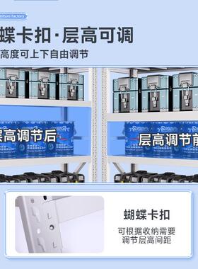 仓储YFL物货多架仓库层物置架重型储物架储间超市车库快递家用货