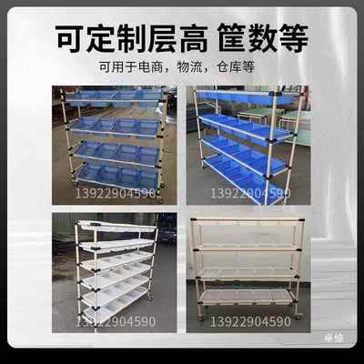 商MLV分物拣车零车间电商分拣车车蝴蝶笼料打包多件层精电益管拣