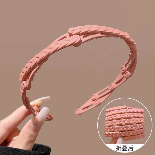 外出旅行伸缩折叠发箍女便携式洗脸发卡碎发整理防滑头饰头箍