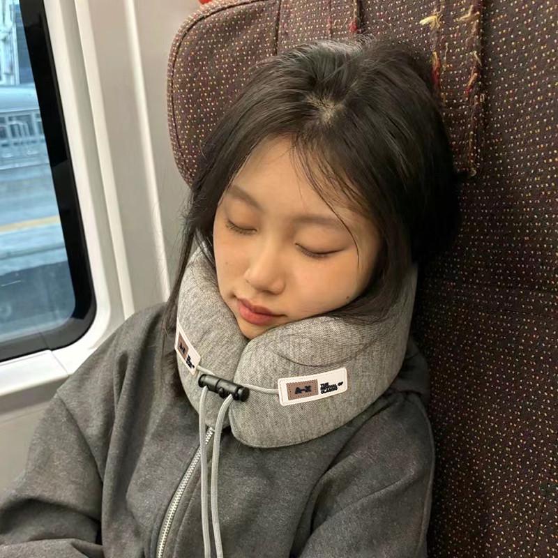 飞机u型枕旅行便携枕头记忆棉护颈午睡枕长途高铁坐车神器u形靠枕