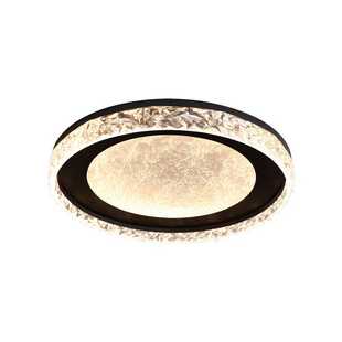 意式吸顶灯现代简约顶灯高级感冰裂纹房间意式极简主灯卧室灯具