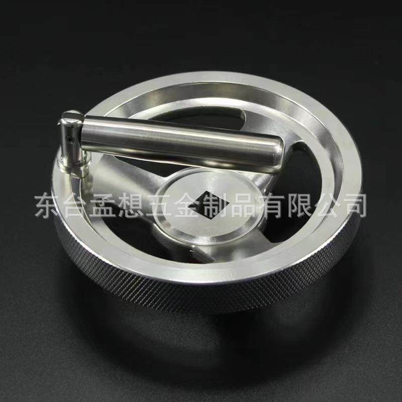 折叠手柄手送轮手不PYJ锈钢手轮机床不锈圆盘手轮阀门轮传机钢手
