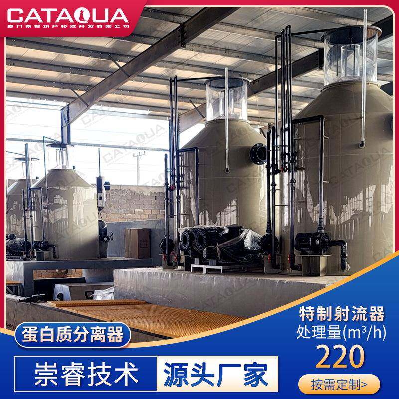 工业级蛋白质分离器沙特高密度水产养殖工业化养殖海水除沫装置