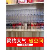 双层推烟器中支烟自动弹出推拉烟架超市香烟推进器烟盒推进器带盖