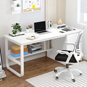 L7简易办公桌电商电脑台式 桌小户型家用书柜书桌一体简约学生写字