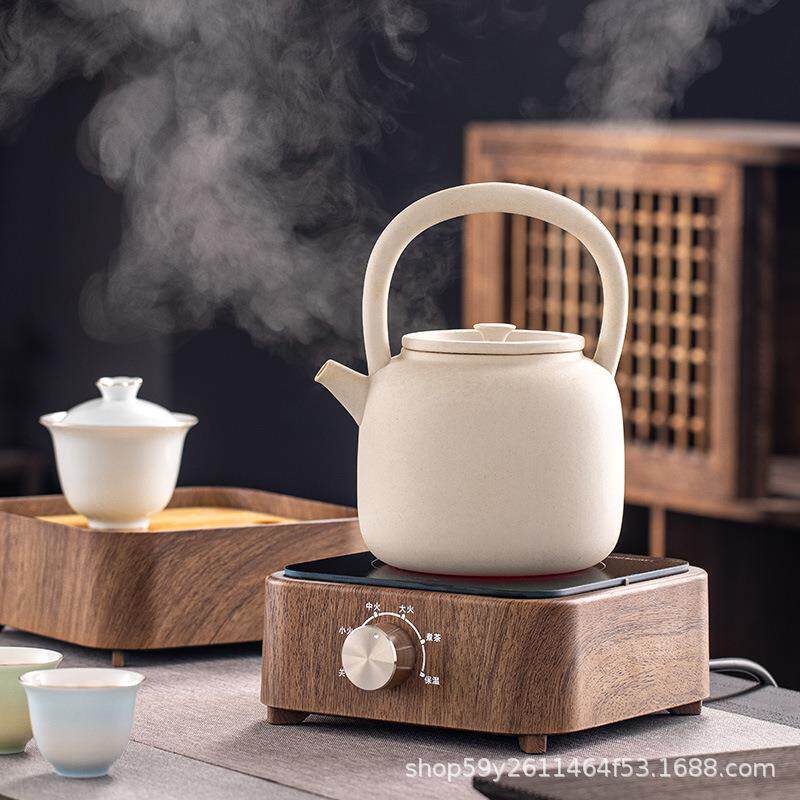 悦龙门电陶炉带茶盘茶炉小型陶壶玻璃壶铁壶煮茶器光波炉泡茶专用