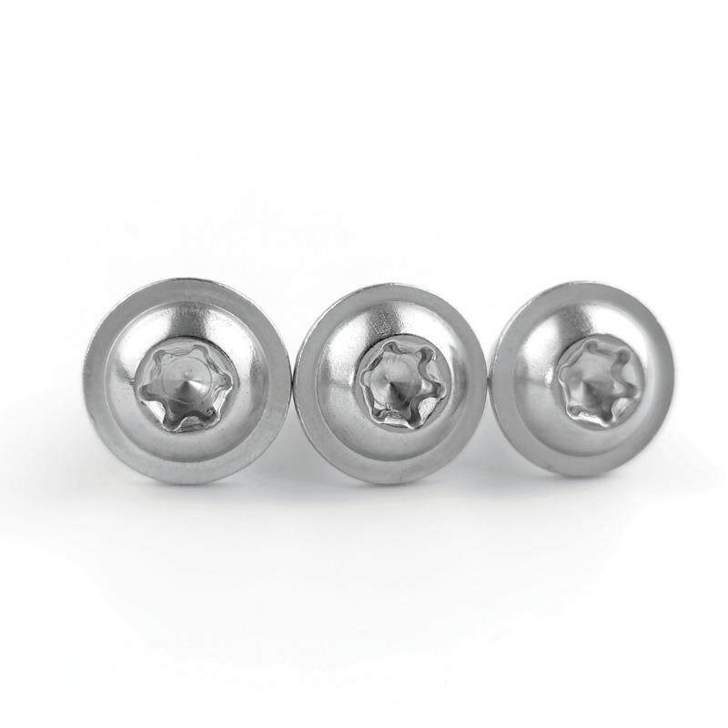 304不锈钢圆梅花螺丝头带介螺7丝380盘头带HPS垫螺丝大 梅花头螺