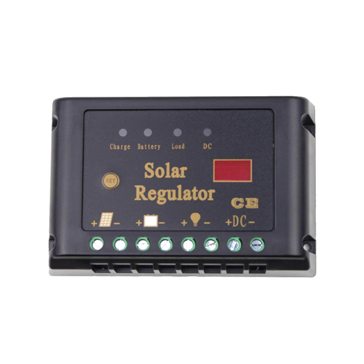 太阳能智能12V24V市电互补充电型充放电路灯发电系统光近时控制器