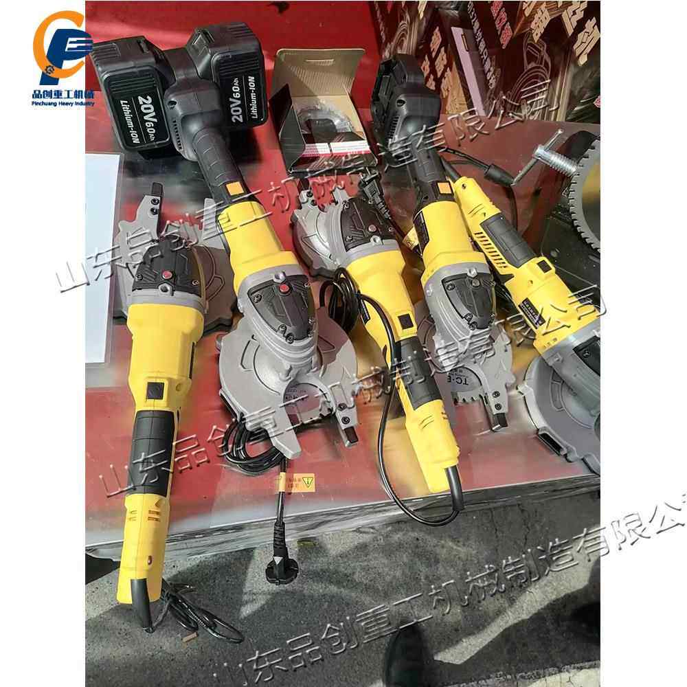 手持式电动钢筋冷切锯 便携式钢管方钢螺纹切断机 锂电圆钢切割机