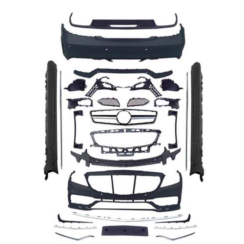 适用奔驰CLS63AMGCLS300CLS350前后杠机盖全车套件改装大包围
