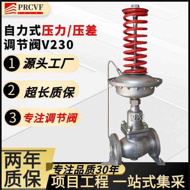 自力式压差调节阀V230自力式微压压力调节阀高压气体恒压控制DN50