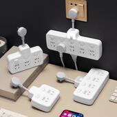 家用纯铜扩充插座转换器无线排插独立开关多功能一转多位插排带线