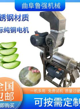 商用不锈钢果汁机 鲁强牌水果破碎榨汁机 生产电动螺旋果汁机厂家