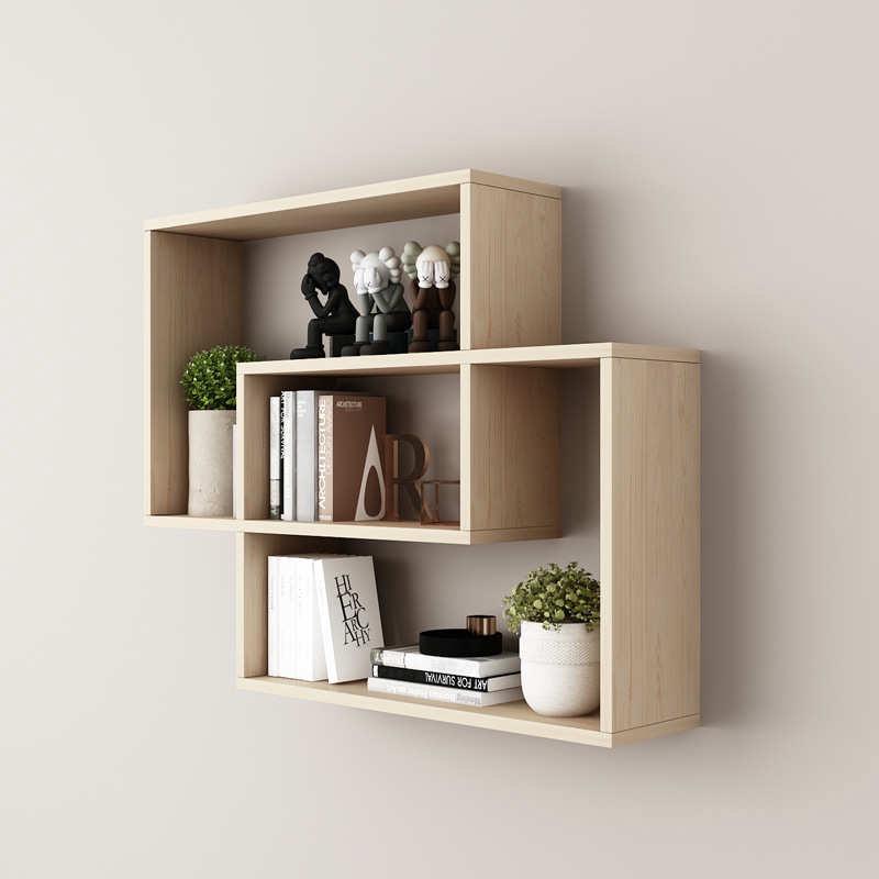墙上置物架壁挂书架墙架餐厅墙面挂墙装饰墙壁挂架卧室收纳储物柜