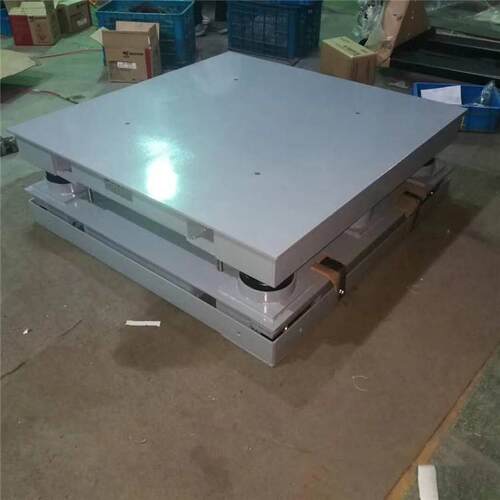 3吨弹簧冲缓电子地磅双层加厚m平板秤scs10mT打印缓冲地磅8scs条