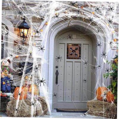 Halloween Spider Cotton Party decoration Scene decoration Ha