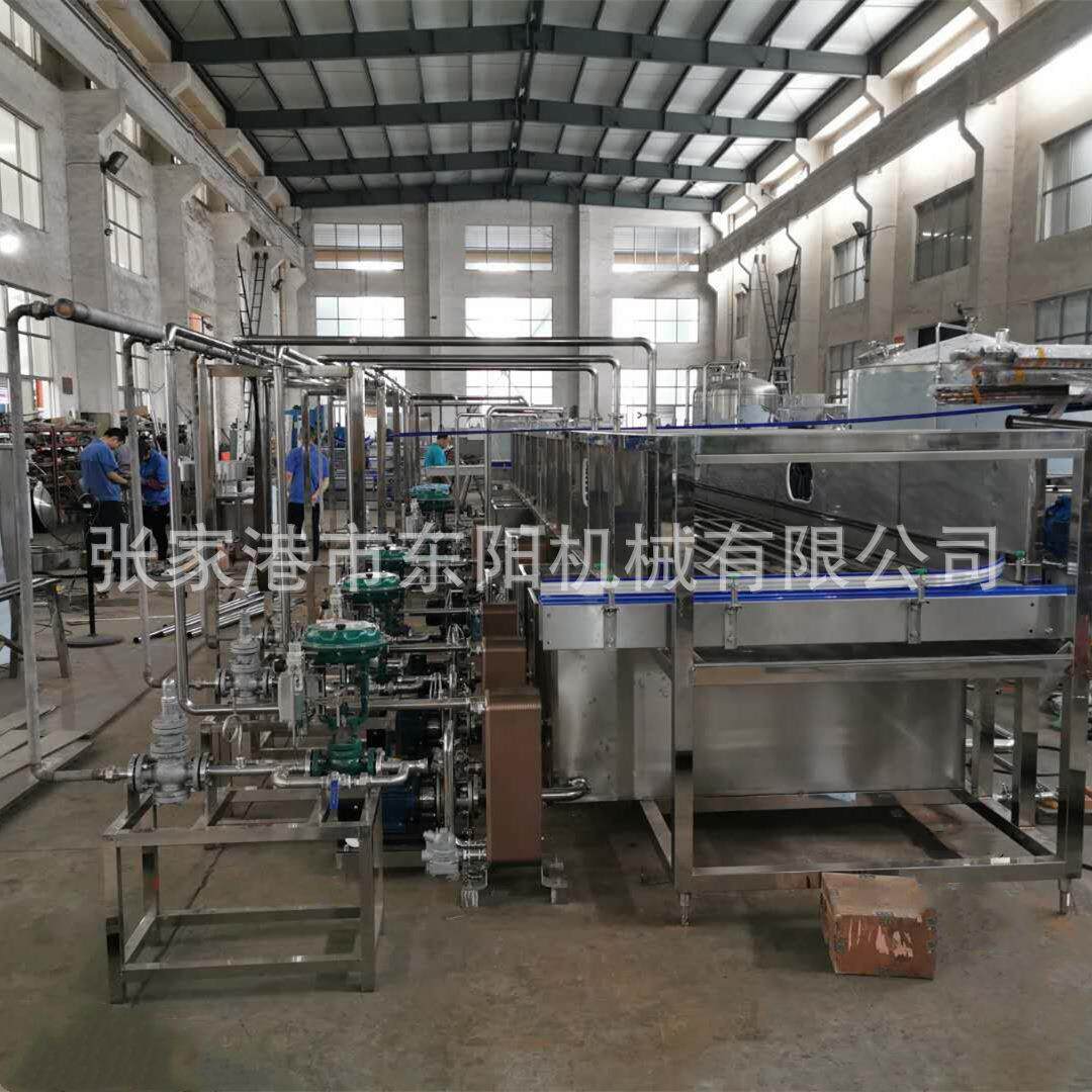 10米长玻璃瓶啤酒淋浴式杀菌隧道巴氏杀菌机厂家生产