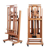 架式 木质支厂家展示架松木批发生画架油美术画板专用摇杆全套双