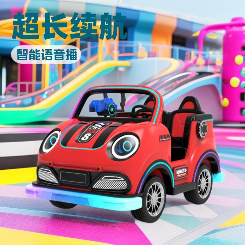 新款电动儿童广场游车商场广场摆摊游乐设备超长续航发光广场车