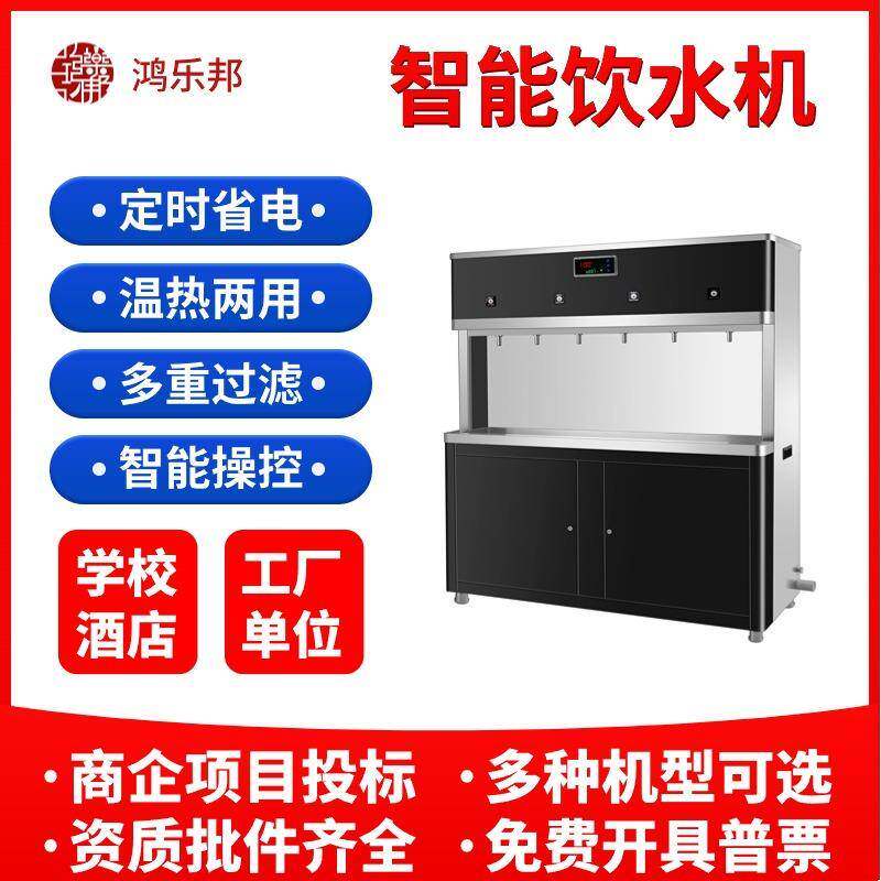 鸿乐邦商用直饮水机学校工厂医院电热不锈钢直饮机电加热恒温节能