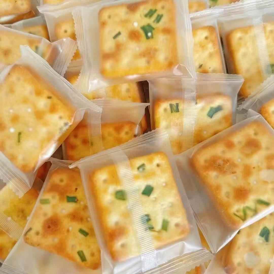 香葱牛轧夹心饼干解馋酥脆网红零食办公室休闲茶配小吃