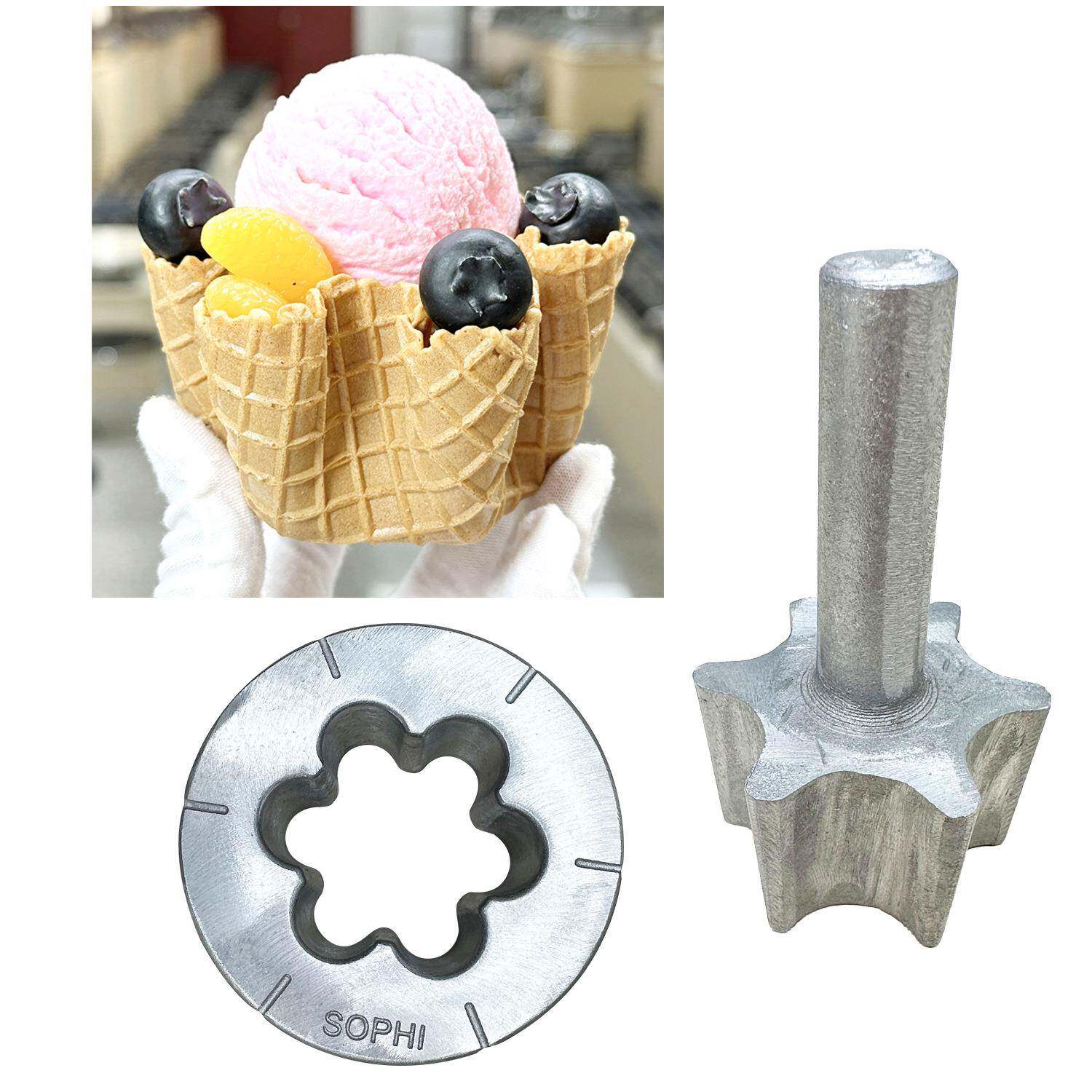 商用花篮工具无底座花篮商用手工冰激凌杯制作冰淇淋底托