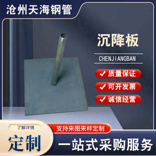 沉降板路基沉降观测桩304不锈钢观测标路基预埋沉降观测板测头