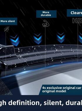 北京Bj40雨刷片原Baic Bj40L汽车加专用吉普无骨前雨刷条