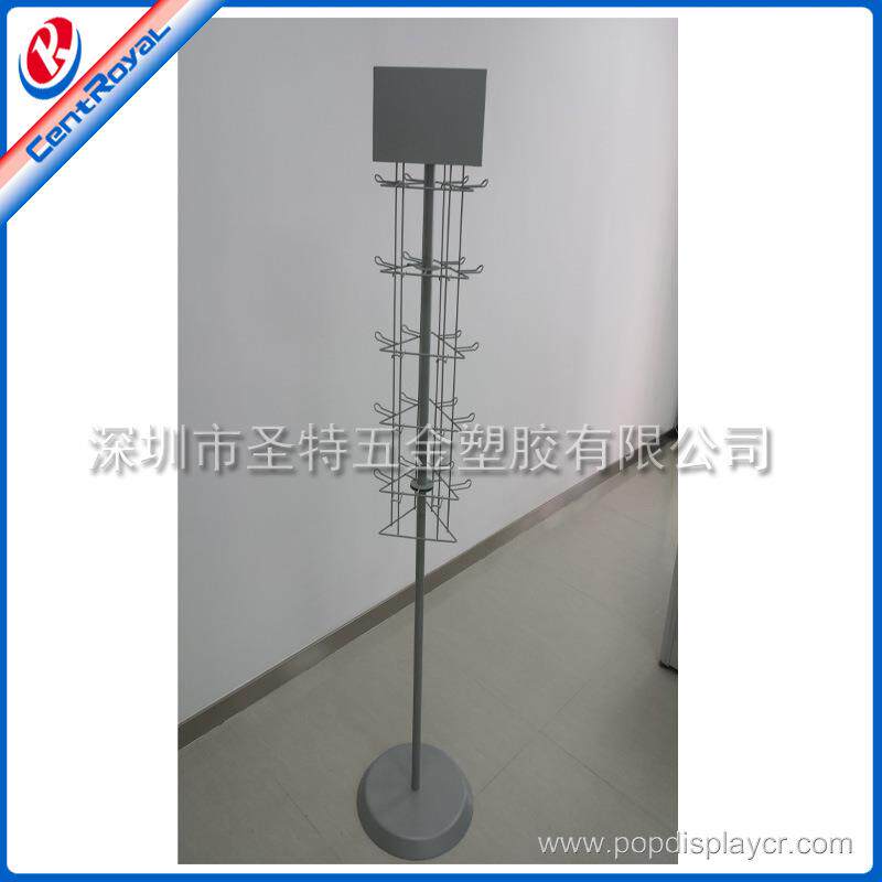 厂家直销金属落地卡片促销架多用途展示架铁线卡片展架可指定设计