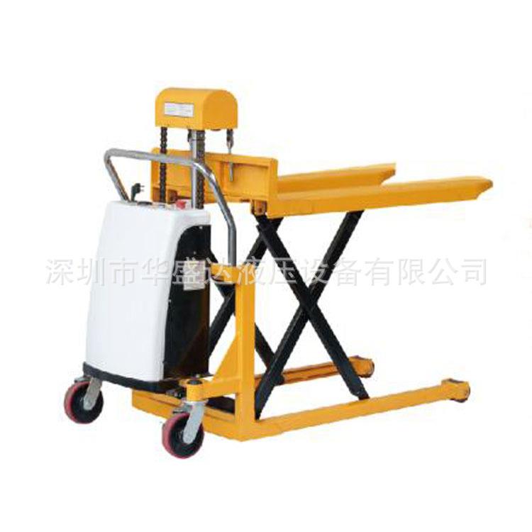 手动剪叉式高起升搬运车电动高升程叉车液压自动升降叉车