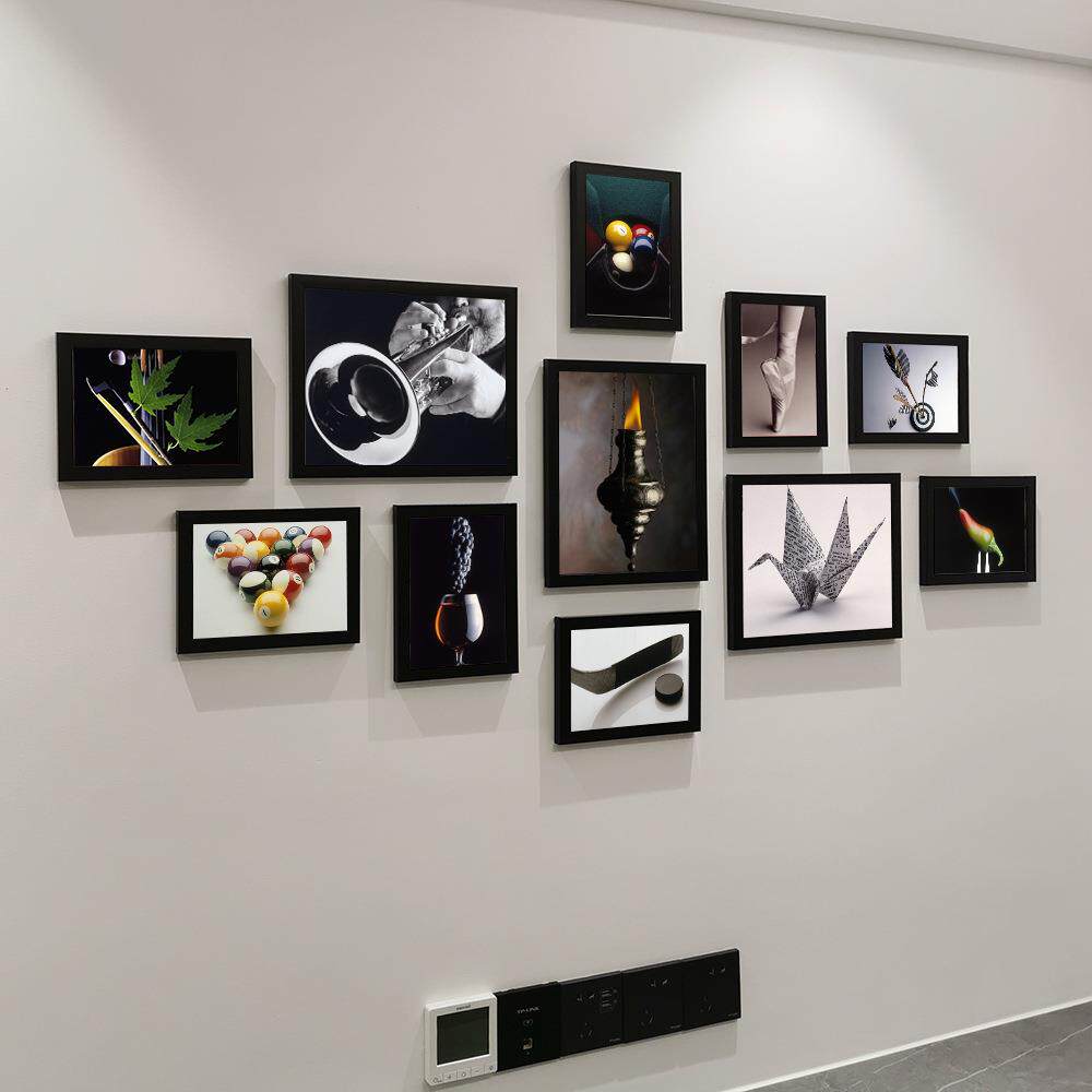 客厅照片墙装饰墙壁相框相片墙贴挂墙组合创意沙发背景挂件免打孔