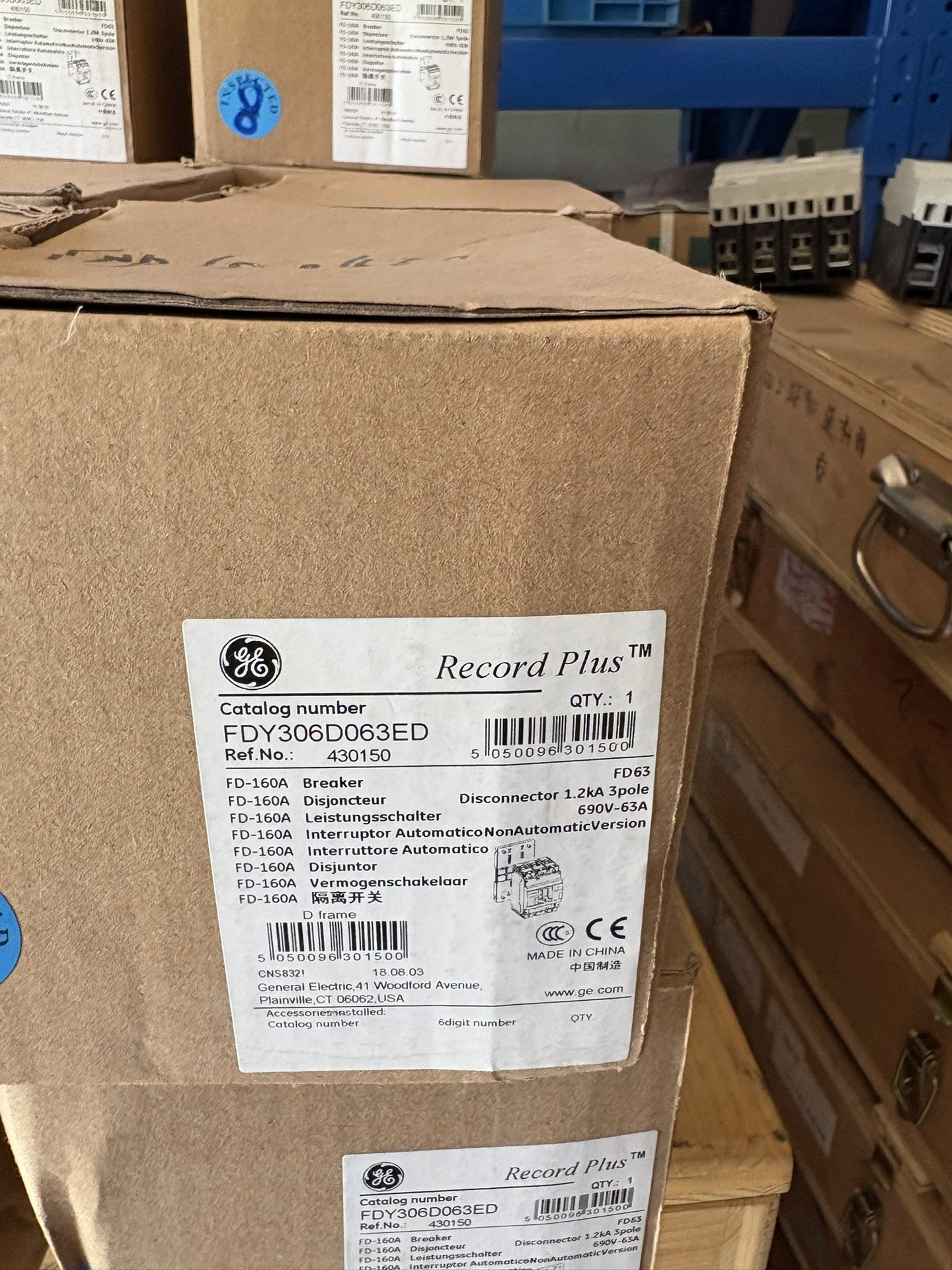 GE Record Plus断路器FDY306D063ED、