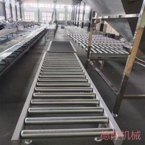 重型无动力辊道输送线发动机组装线转弯机无动力接驳万向球平台