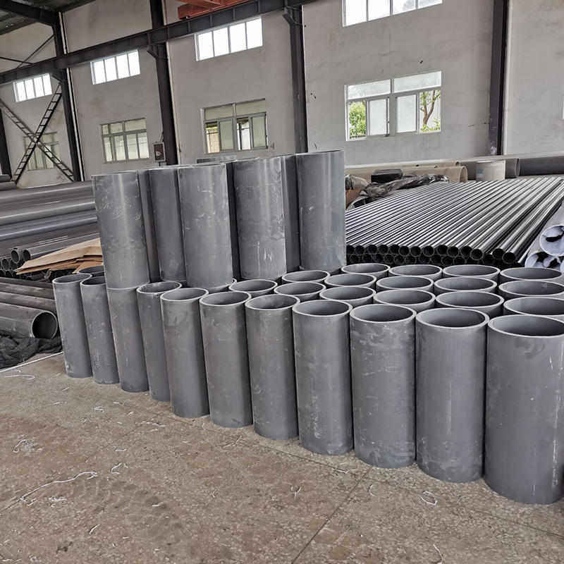 ПВХ труб dn100深灰色pvc管给水管  140pvc大口径水管 农田灌溉管