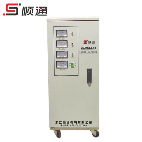 纯铜线圈TNS-6KVA三相高精度全自动交流稳压器 工业设备专用