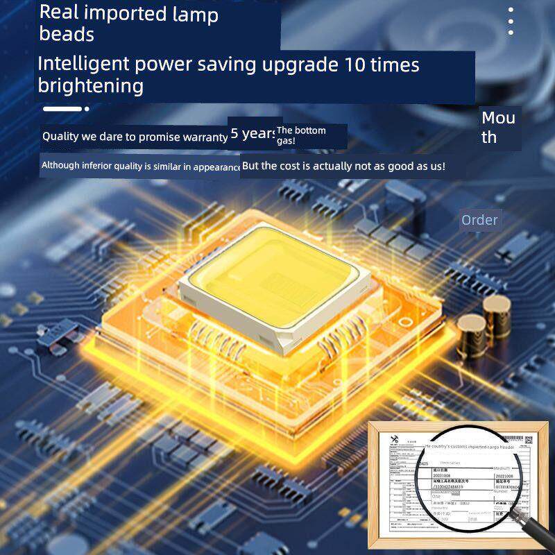 电动汽车灯大灯超亮Led大灯电池摩托车三轮车12V60V改装外置强光