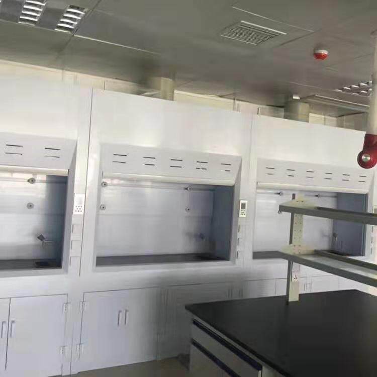 厂家供应pp通风柜可上门测量桌上型通风厨PP试验台pp通风柜