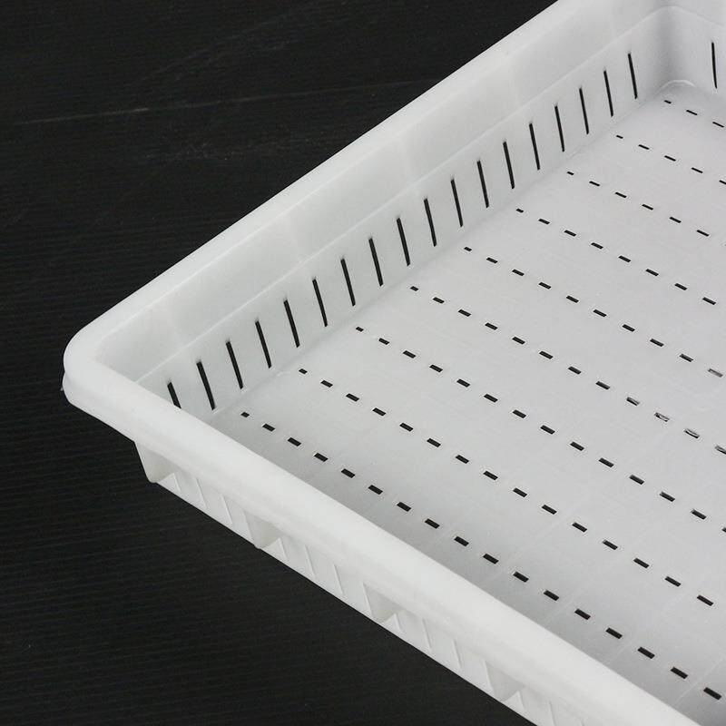 直销新款加厚豆腐格镂空豆腐盘食品运输框制作豆腐塑料胶筐周转盘