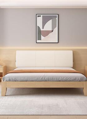 床头靠背榻榻米软套包科技布床靠约垫粘上FF3nsNFR贴大靠背简床头