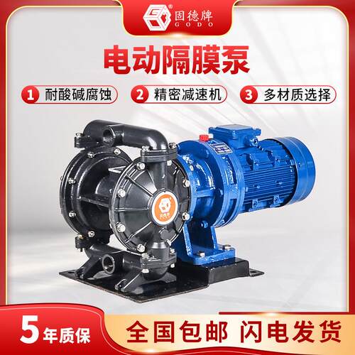 边锋集团固德牌电动隔膜泵铸钢BFD-25GTFF电动隔膜泵污水泵污泥泵