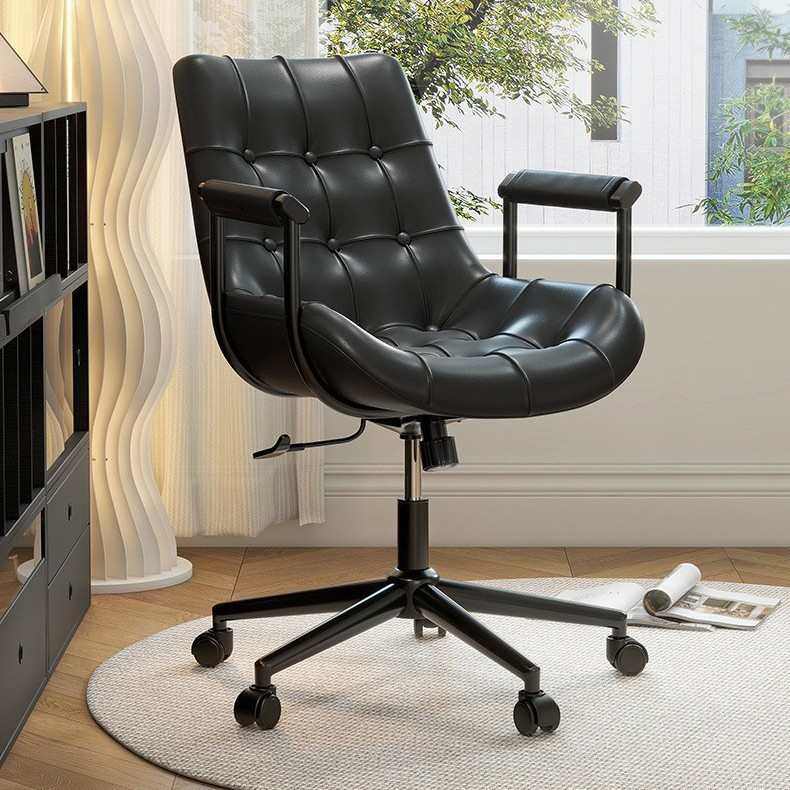 办公椅可升降转椅卧室椅靠背椅家用电脑椅中古轻奢书房书桌椅舒适,商业/办公家具,办公电脑椅/职员椅,淘宝优惠券,粉丝福利购,淘宝优惠卷