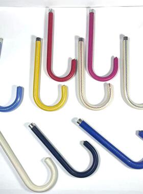 高档长杆伞手柄折叠伞修伞零件伞头伞柄伞架握把柄皮具实木伞配件